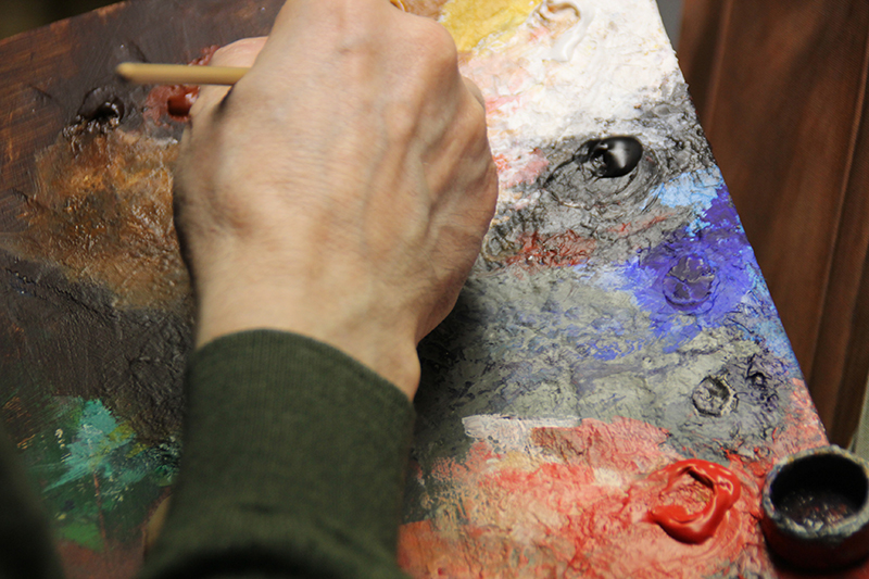 Ma i paleta Antoni Miró 2015