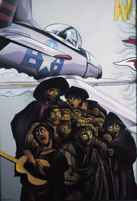 RATZIA 1987 (Acrílic s/ taula, 98x68) Antoni Miró