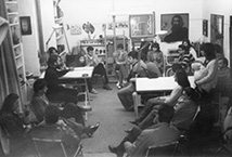 Estudiants de l'escola de Belles Arts