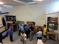 Toni Miró amb amics al Mas de Sopalmo