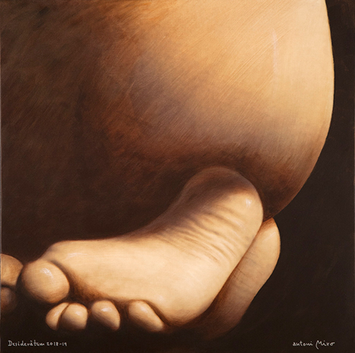 DESIDERÀTUM 2018 (Acrílic s/ llenç, 60x60) Antoni Miró