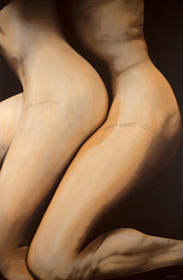 DOS NUS 2018 (Acrílic s/ llenç, 195x130) Antoni Miró