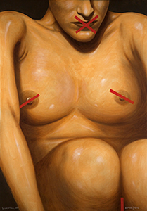 SIMILITUD 2020 (Acrílic s/ llenç, 116x81) Antoni Miró