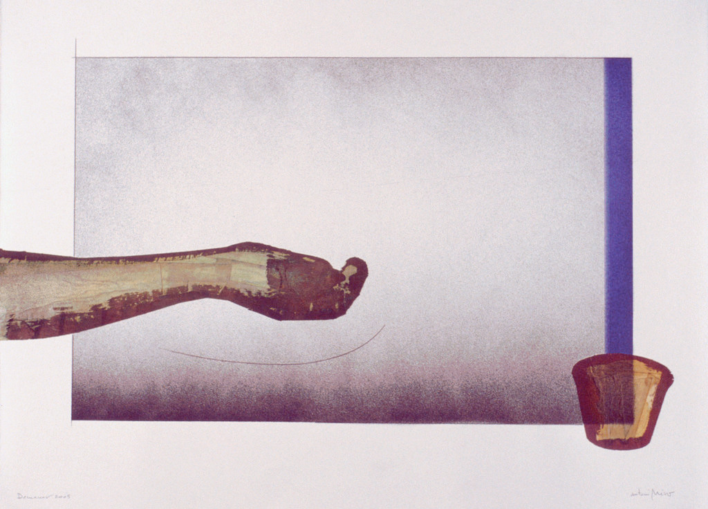 DEMANAR 2005 (Acrílic i collage/paper, 56x76)