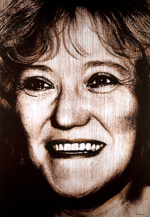 A ISABEL-CLARA SIMÓ 2012 / Alcoi (Acrílic-mixta s/llenç, 162x114)