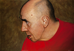 A MIQUEL MARTÍ I POL 2008 / Roda de Ter (Acrílic i metall s/ llenç, 114x162)