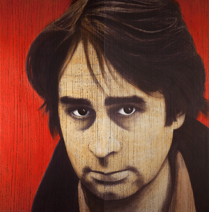 CORTINA VERMELLA 1 2019 / Ovidi Montllor (Acrílic s/ llenç, Díptic 200x200)