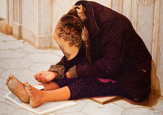 MENDICAR 2010 / Barcelona (Acrílic s/ llenç, 114x162) Antoni Miró