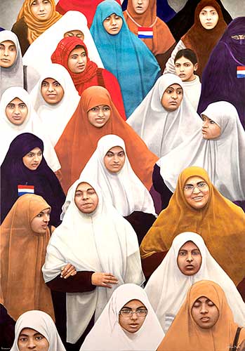 PRIMAVERA ÀRAB 2013 / Alexandria, Egipte (Acrílic s/ llenç, 162x114) Antoni Miró