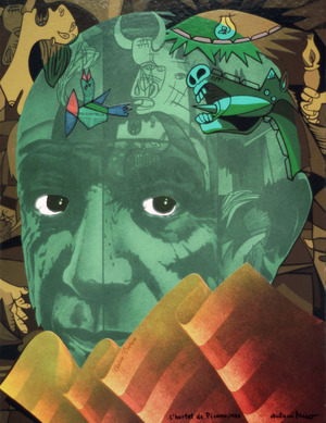 L’HORTET DE PICASSO 1986 (Acrílic s/ taula, 80x60) Antoni Miró