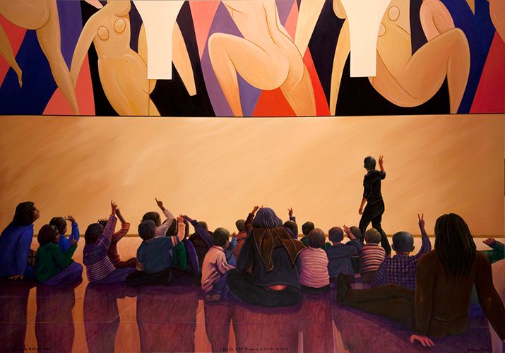 LA DANSE DE MATISSE 2008 / Paris (Acrílic s/ llenç, 114x162) Antoni Miró