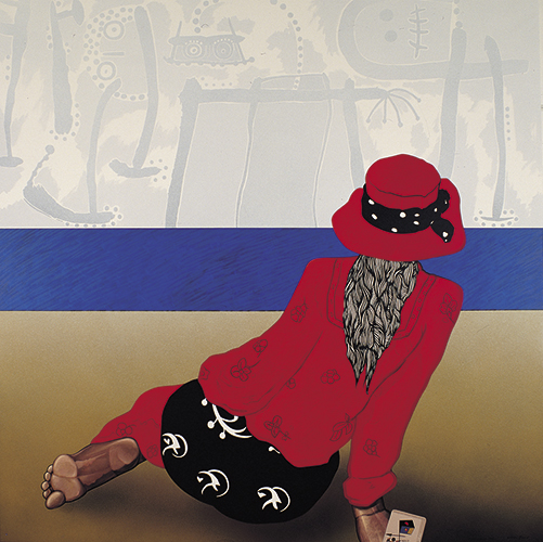 MEDITERRÀNIA 1988 (Acrílic s/ llenç, 200x200) Antoni Miró