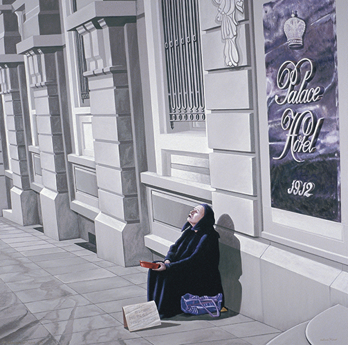 PIDOLAIRE AL PALACE 2004 / Madrid (Acrílic s/ llenç, 116x116) Antoni Miró