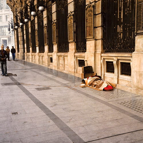 SENSE SOSTRE 2009 / Madrid (Acrílic s/ llenç, 65x65) Antoni Miró