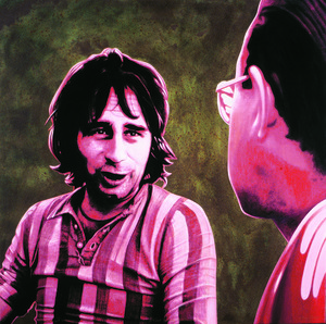 CORAL ROMPUT “A Vicent A. Estellés” 2004 / València (Acrílic i metall s/ llenç, 100x100)