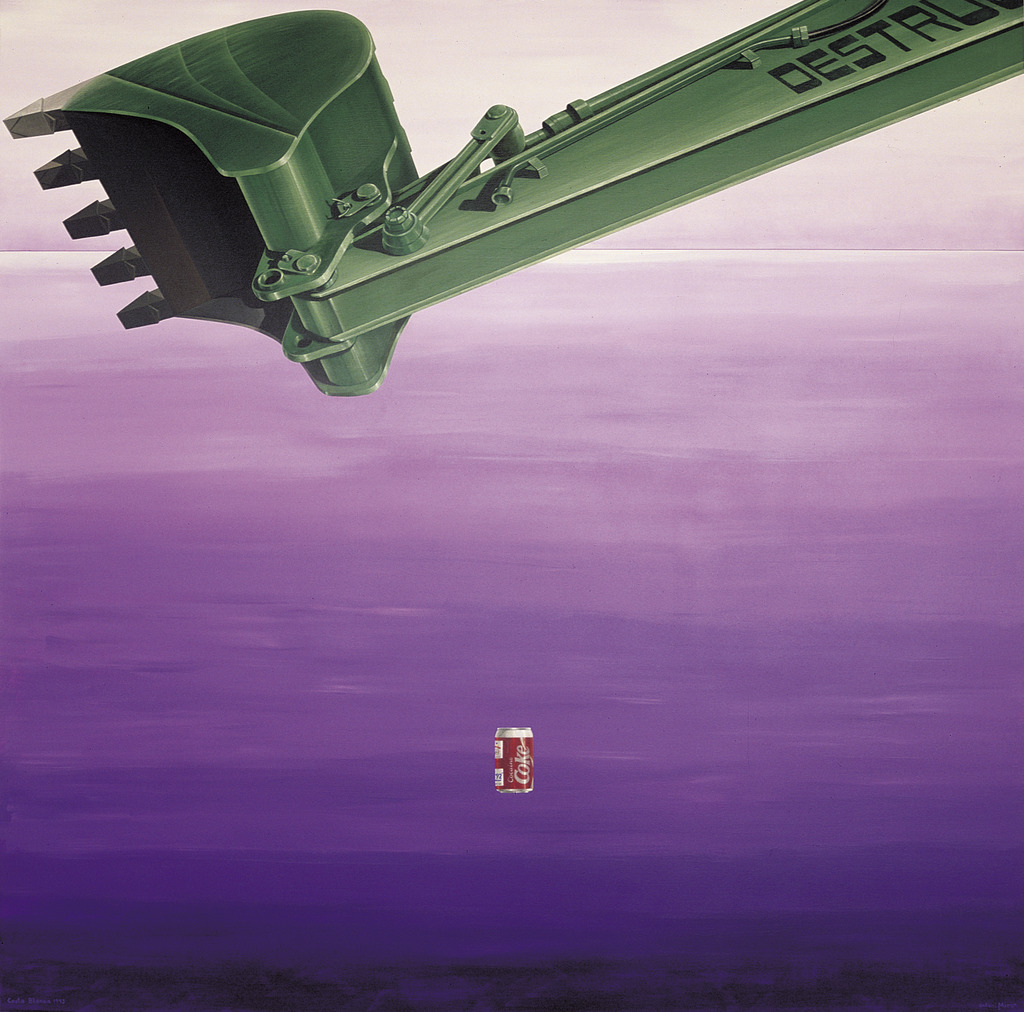 COSTA BLANCA 1993 (Acrílic s/ llenç, 200x200)