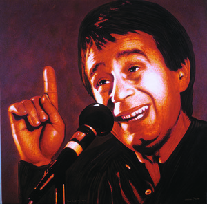 UNA DE POR 2004 / Alcoi (Acrílic i metall s/ llenç, 100x100)