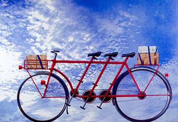 TÀNDEM 1995 (Acrílic s/ taula, 68x98) Antoni Miró