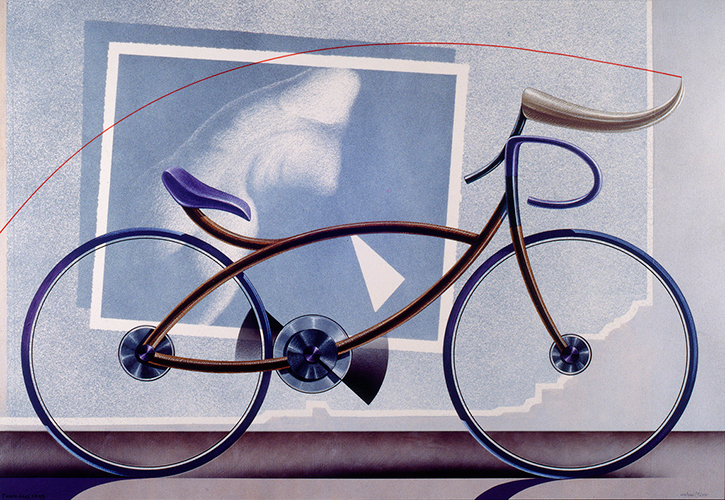 TAURO-BICI 1995 (Acrílic s/ taula, 68x98) Antoni Miró