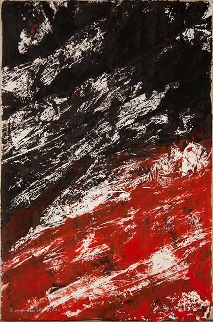 EMPREMTES-3 2011 (Acrílic s/paper, 30x45) Antoni Miró